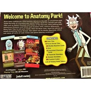 Rick and Morty Anatomy Park Board Game Complete